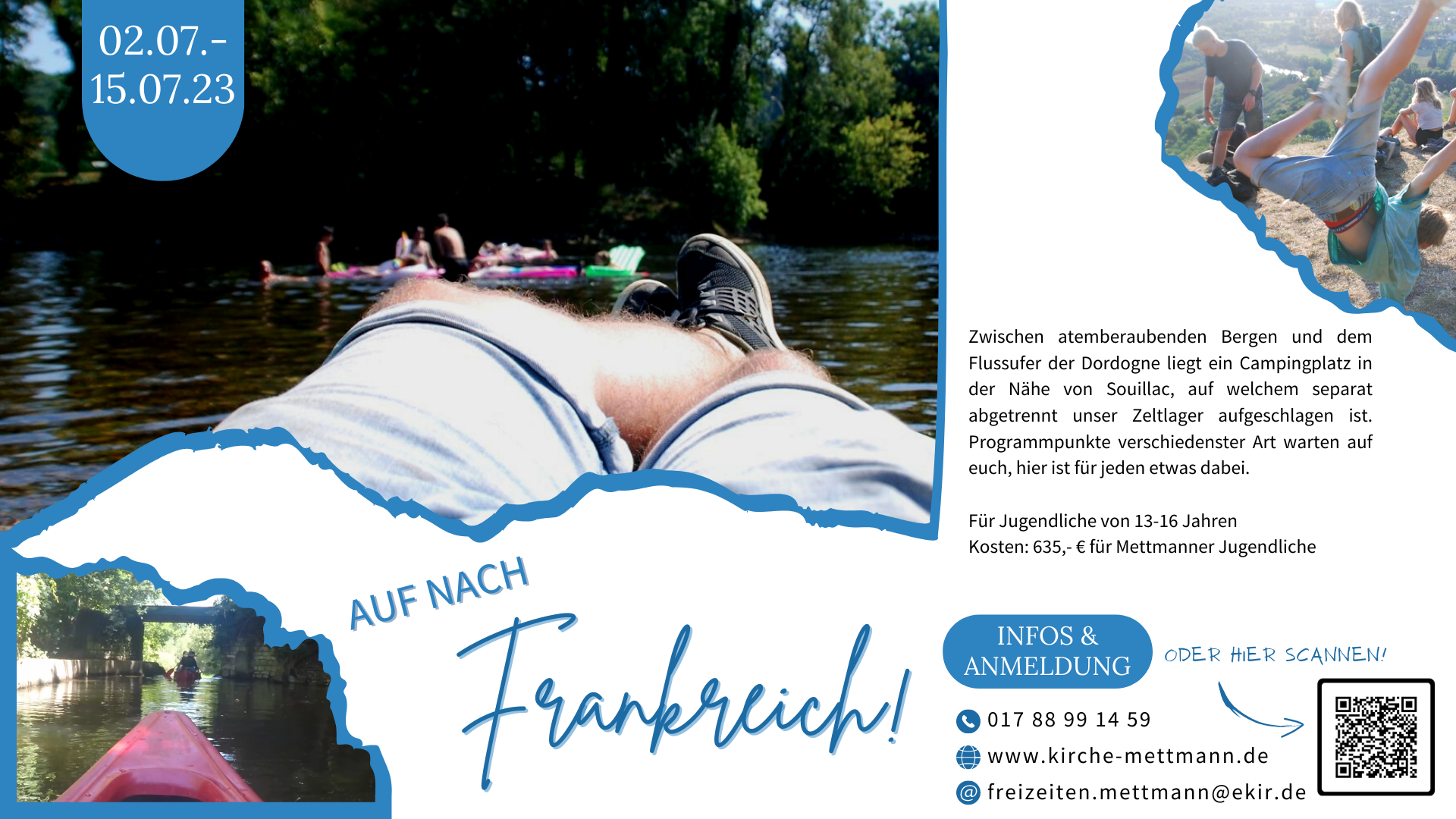 Sommerfreizeit in Südfrankreich!